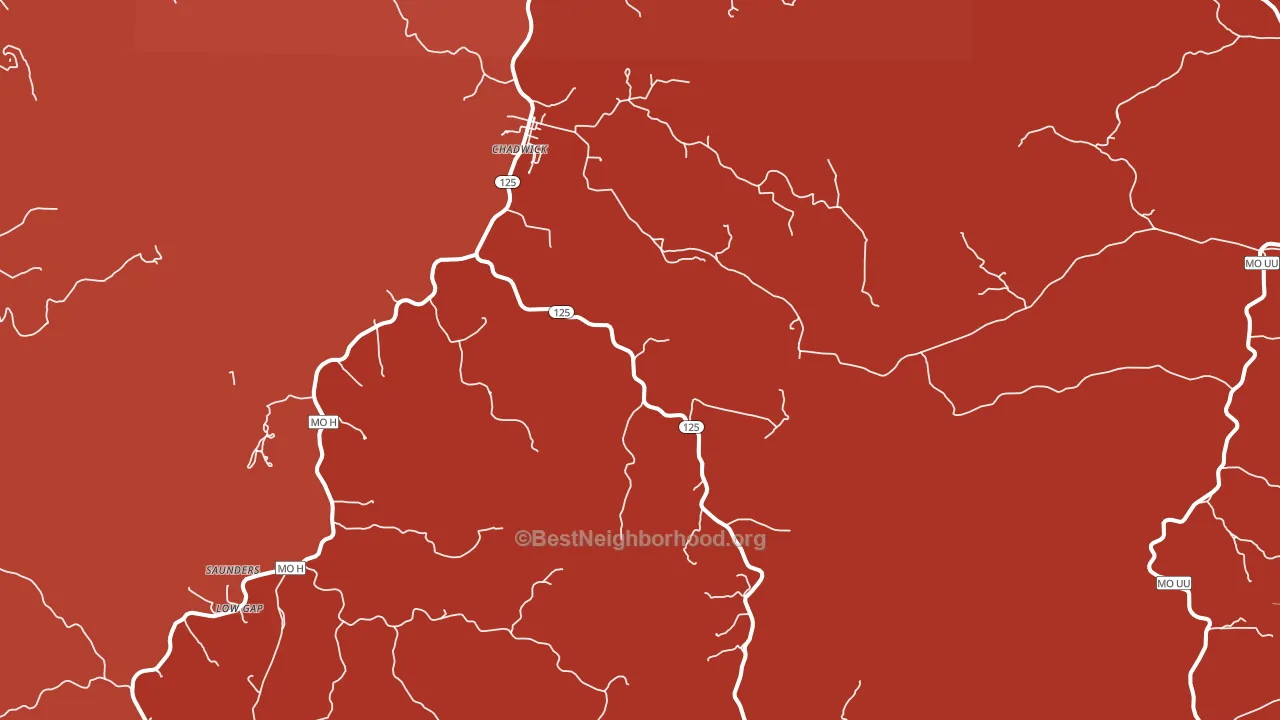 65629, MO block-group political-lean map