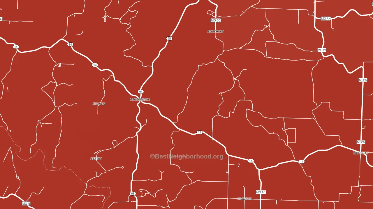 65638, MO block-group political-lean map