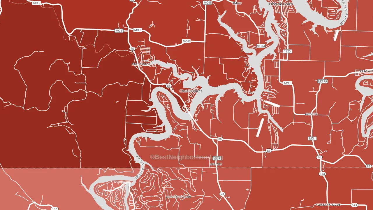 65641, MO block-group political-lean map
