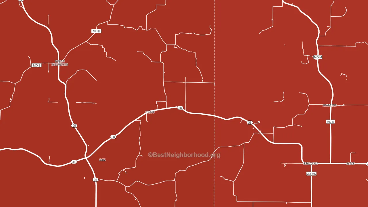 65660, MO block-group political-lean map