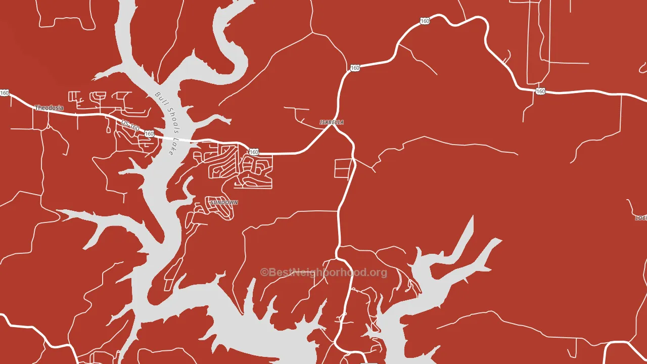 65676, MO block-group political-lean map