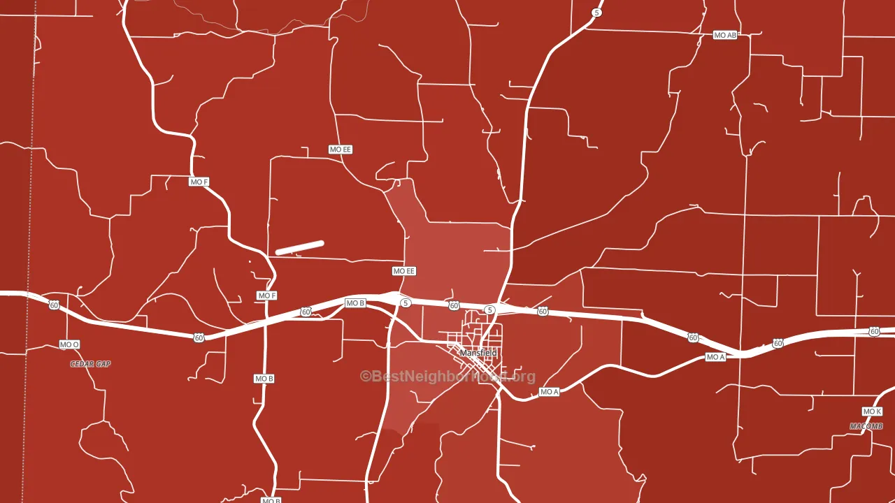 65704, MO block-group political-lean map