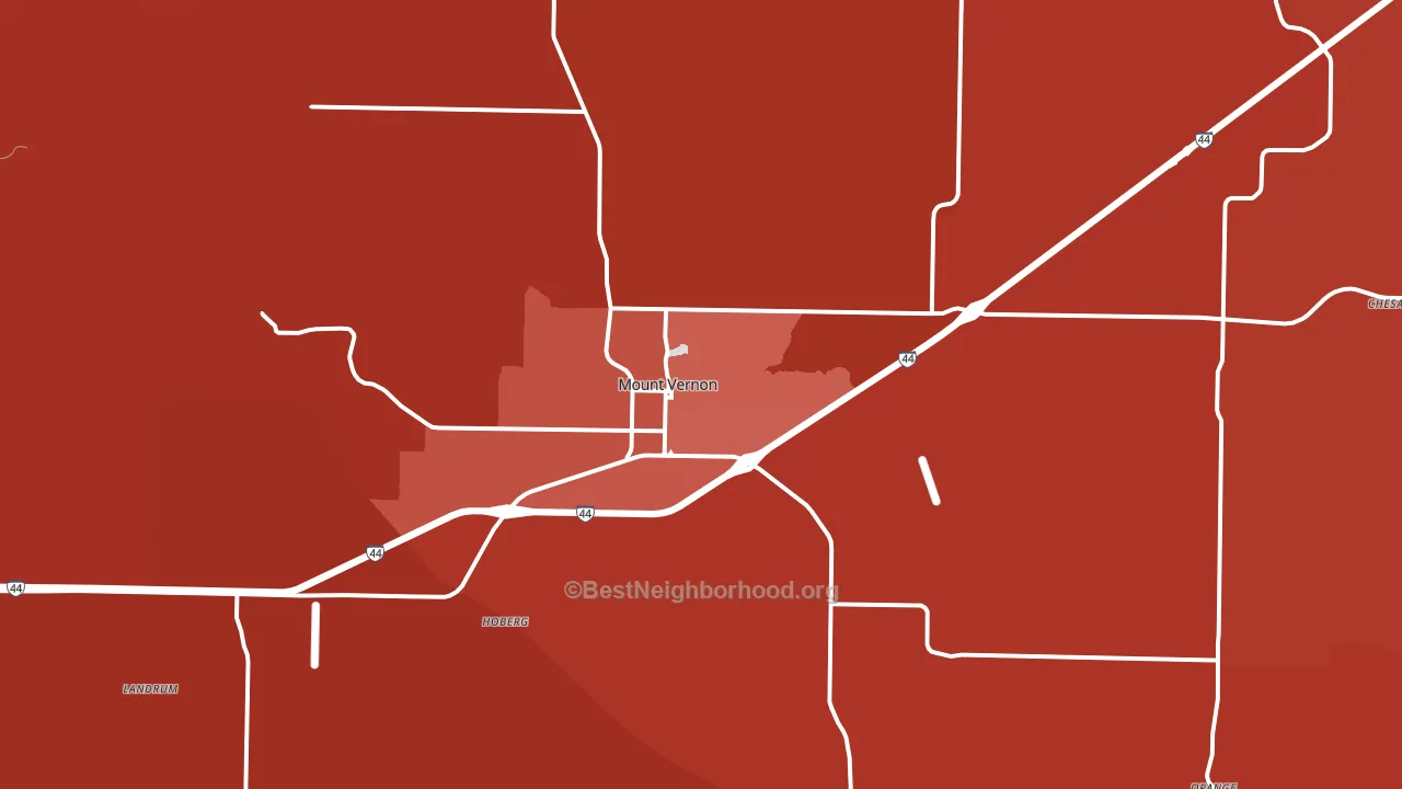 65712, MO block-group political-lean map