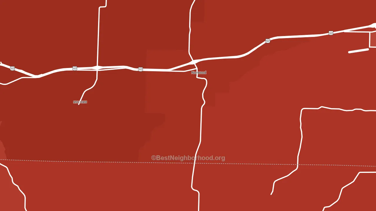 65717, MO block-group political-lean map