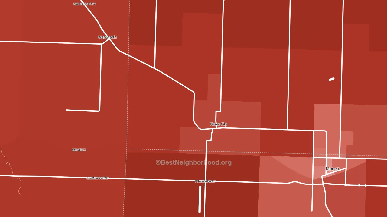65723, MO block-group political-lean map