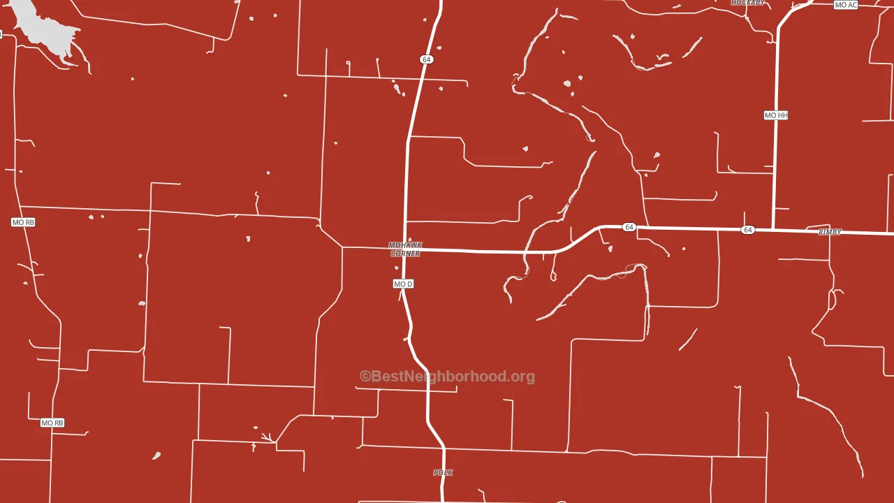 65727, MO block-group political-lean map