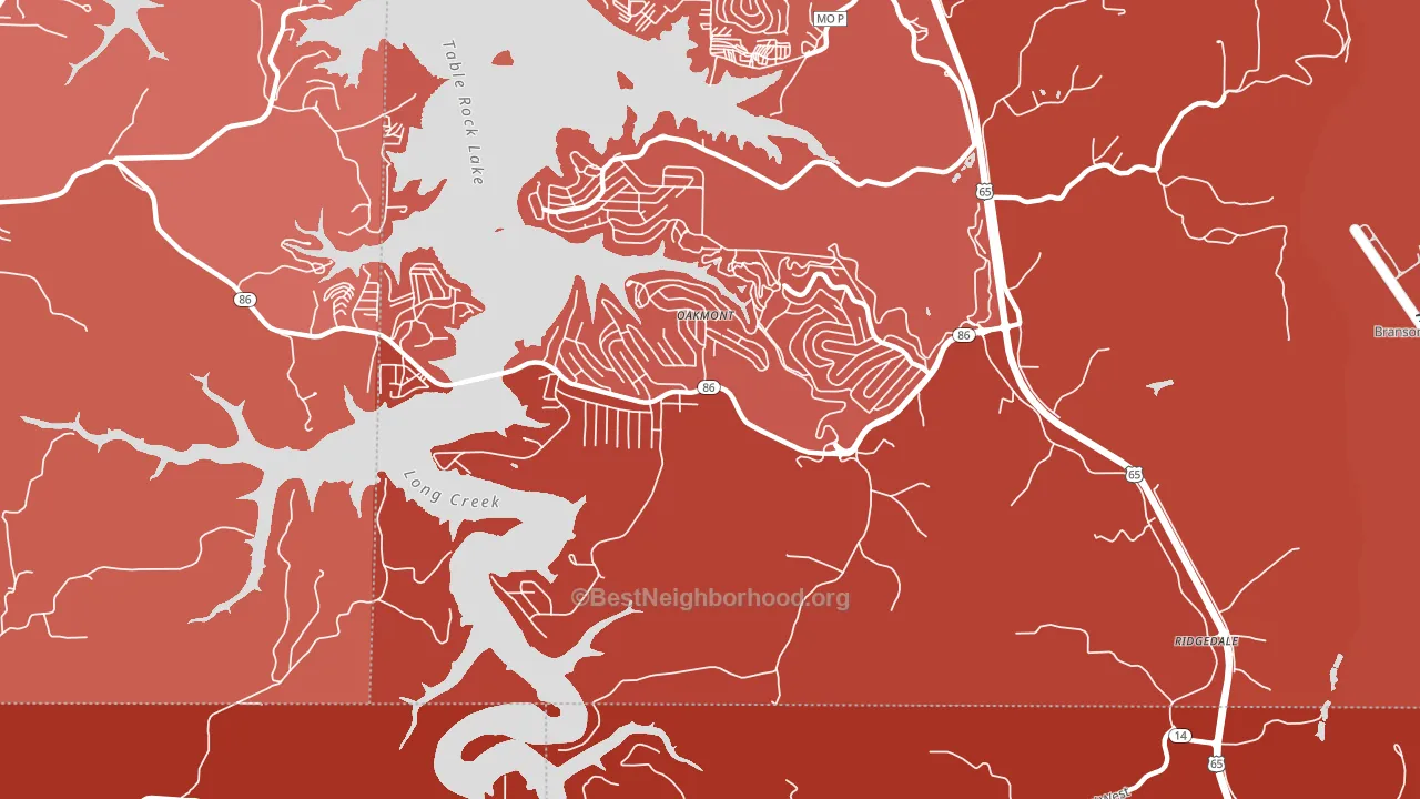 65739, MO block-group political-lean map