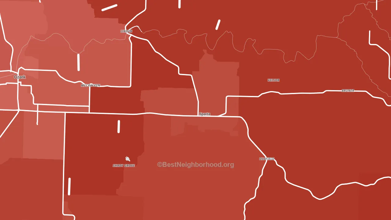 65753, MO block-group political-lean map
