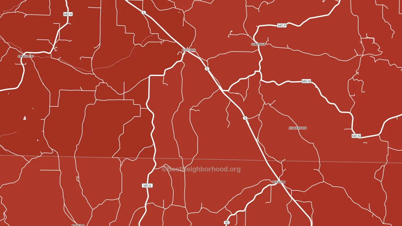 65755, MO block-group political-lean map