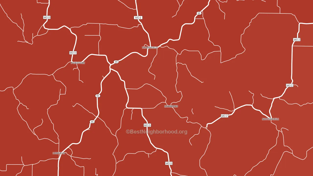 65762, MO block-group political-lean map