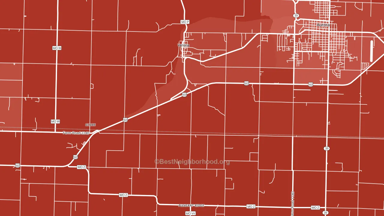 65769, MO block-group political-lean map