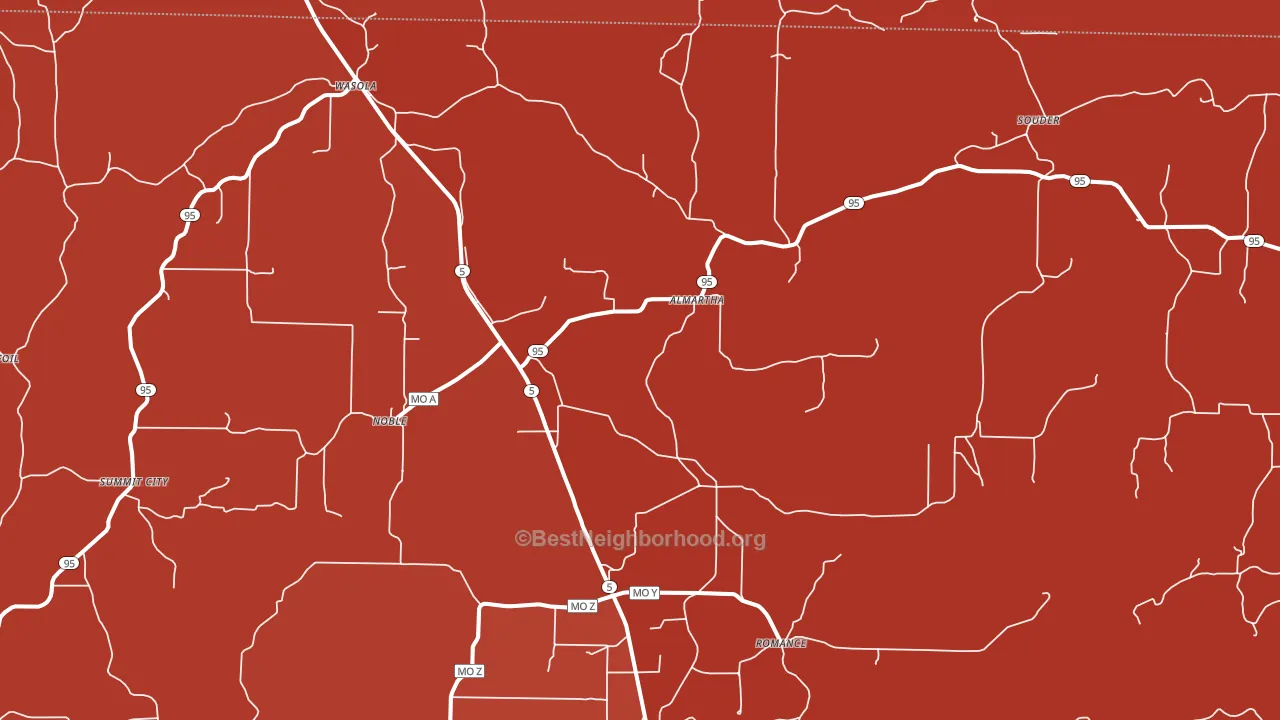 65773, MO block-group political-lean map
