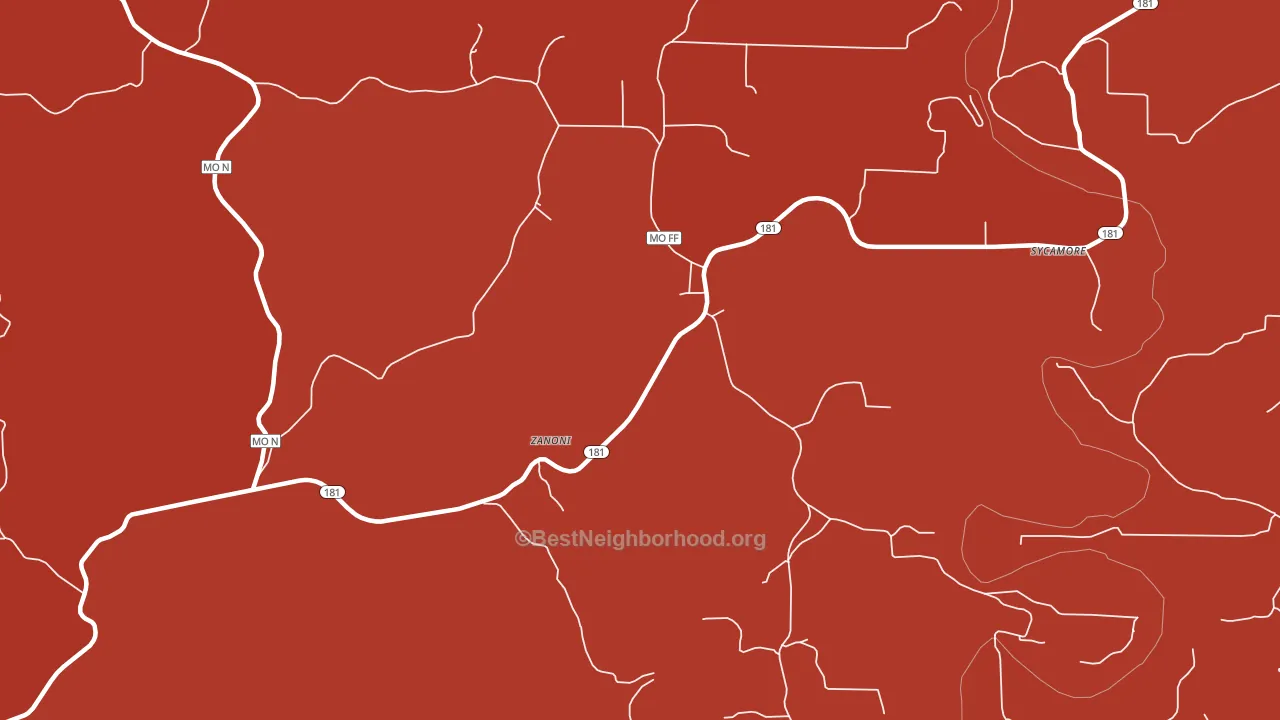65784, MO block-group political-lean map