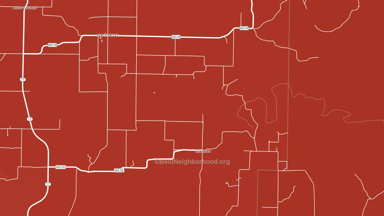 65788, MO block-group political-lean map