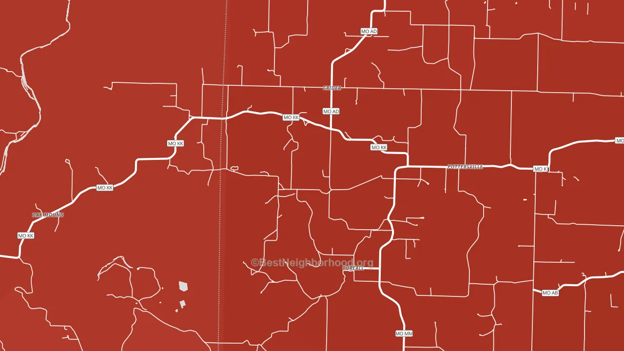 65790, MO block-group political-lean map