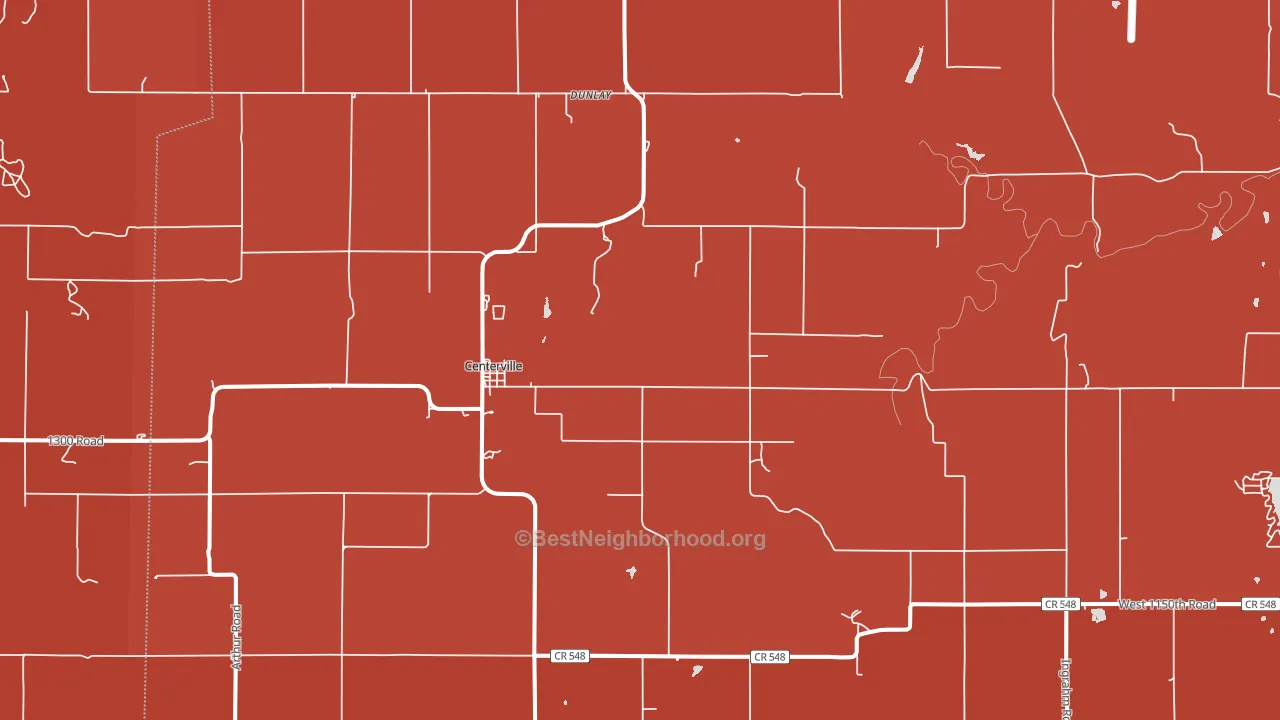 66014, KS block-group political-lean map