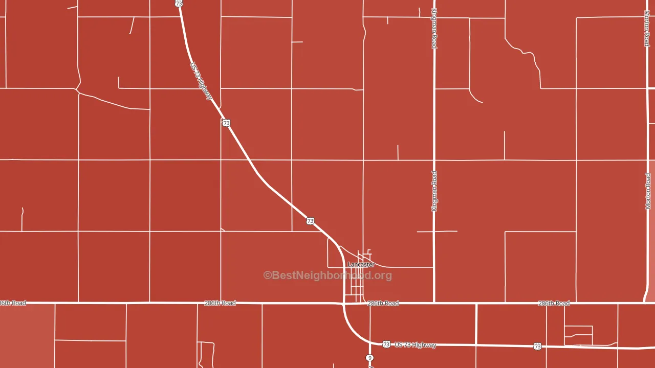 66041, KS block-group political-lean map