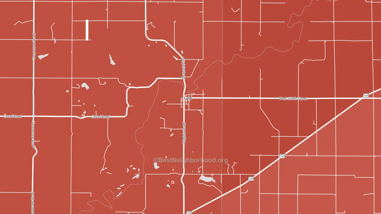 66042, KS block-group political-lean map