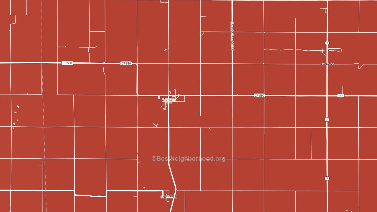 66072, KS block-group political-lean map