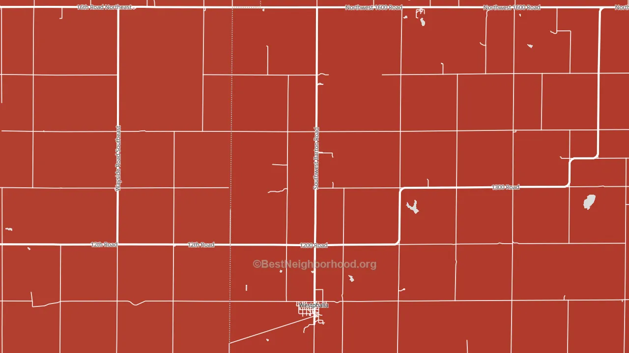 66093, KS block-group political-lean map