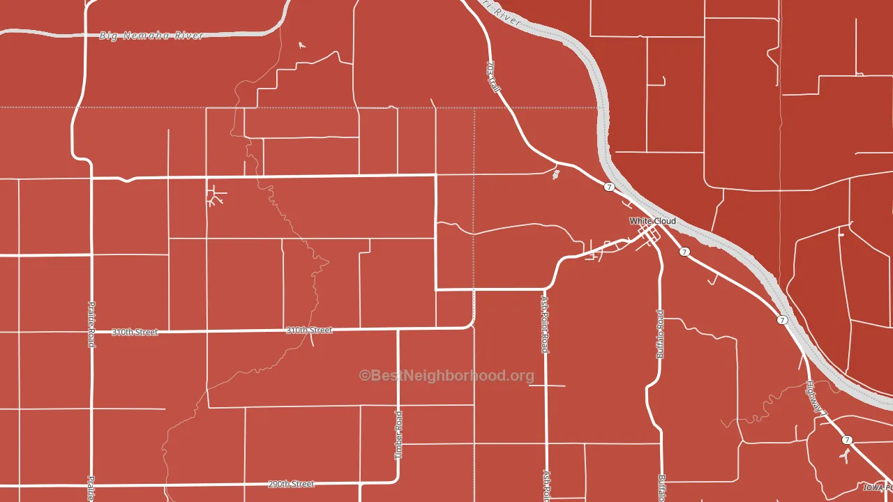 66094, KS block-group political-lean map