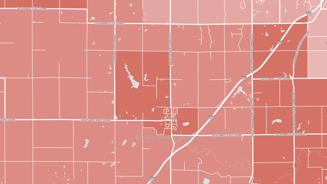 66402, KS block-group political-lean map