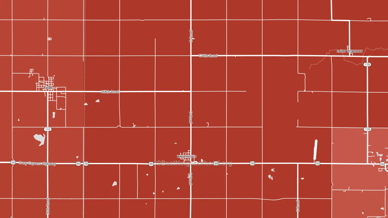 66404, KS block-group political-lean map