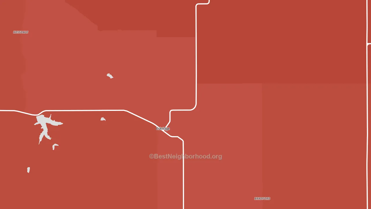 66423, KS block-group political-lean map