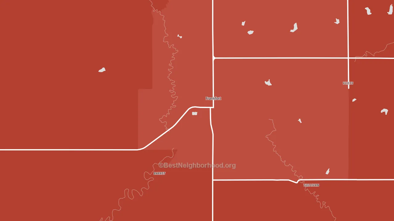 66427, KS block-group political-lean map