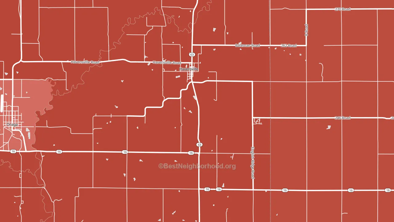 66432, KS block-group political-lean map