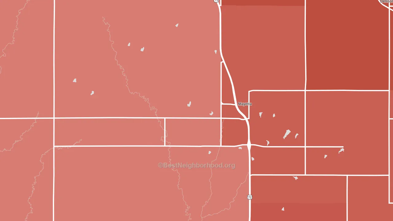 66509, KS block-group political-lean map