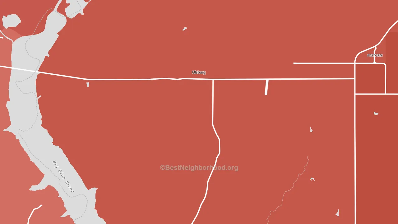66520, KS block-group political-lean map