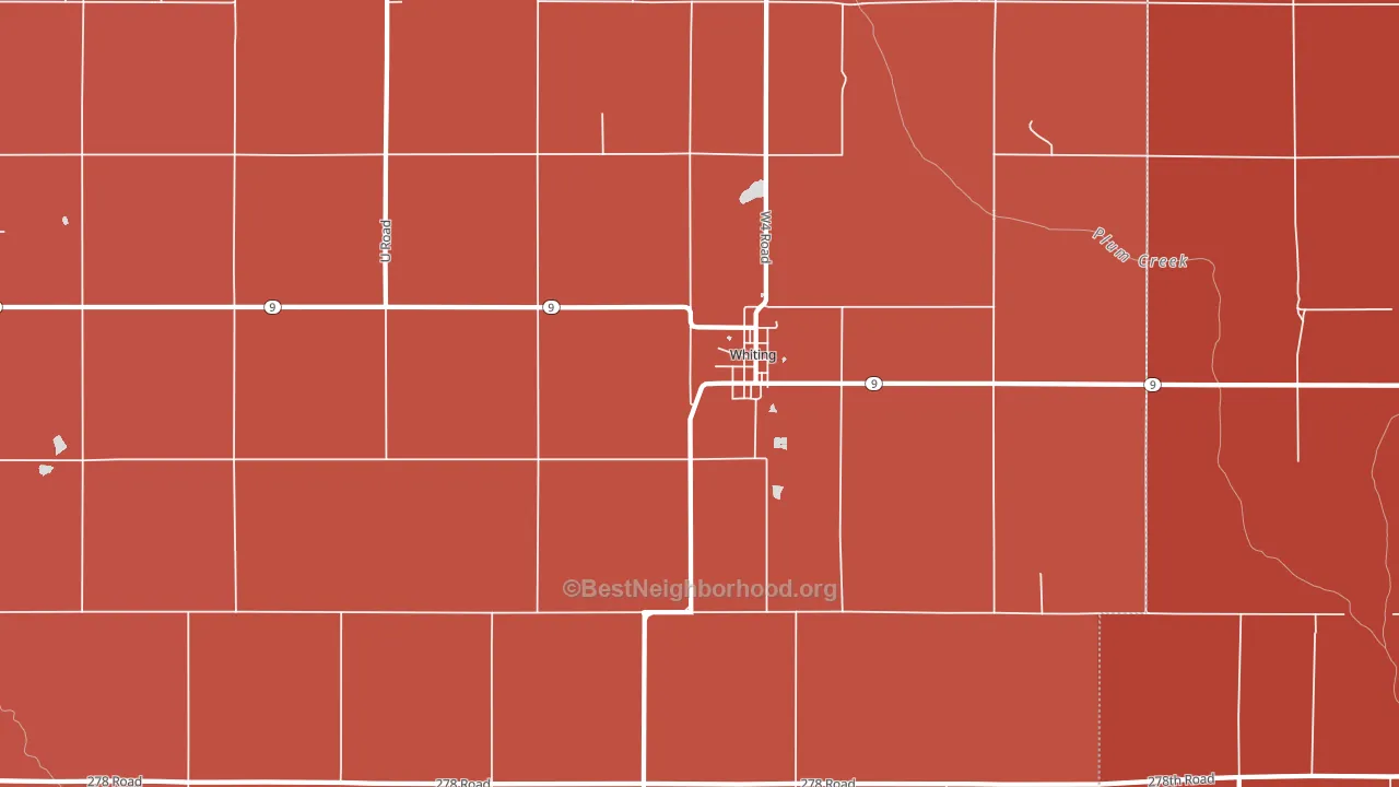 66552, KS block-group political-lean map
