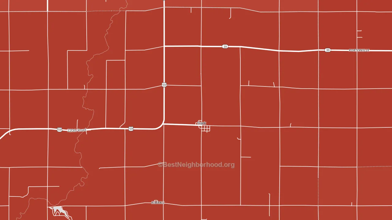 66775, KS block-group political-lean map