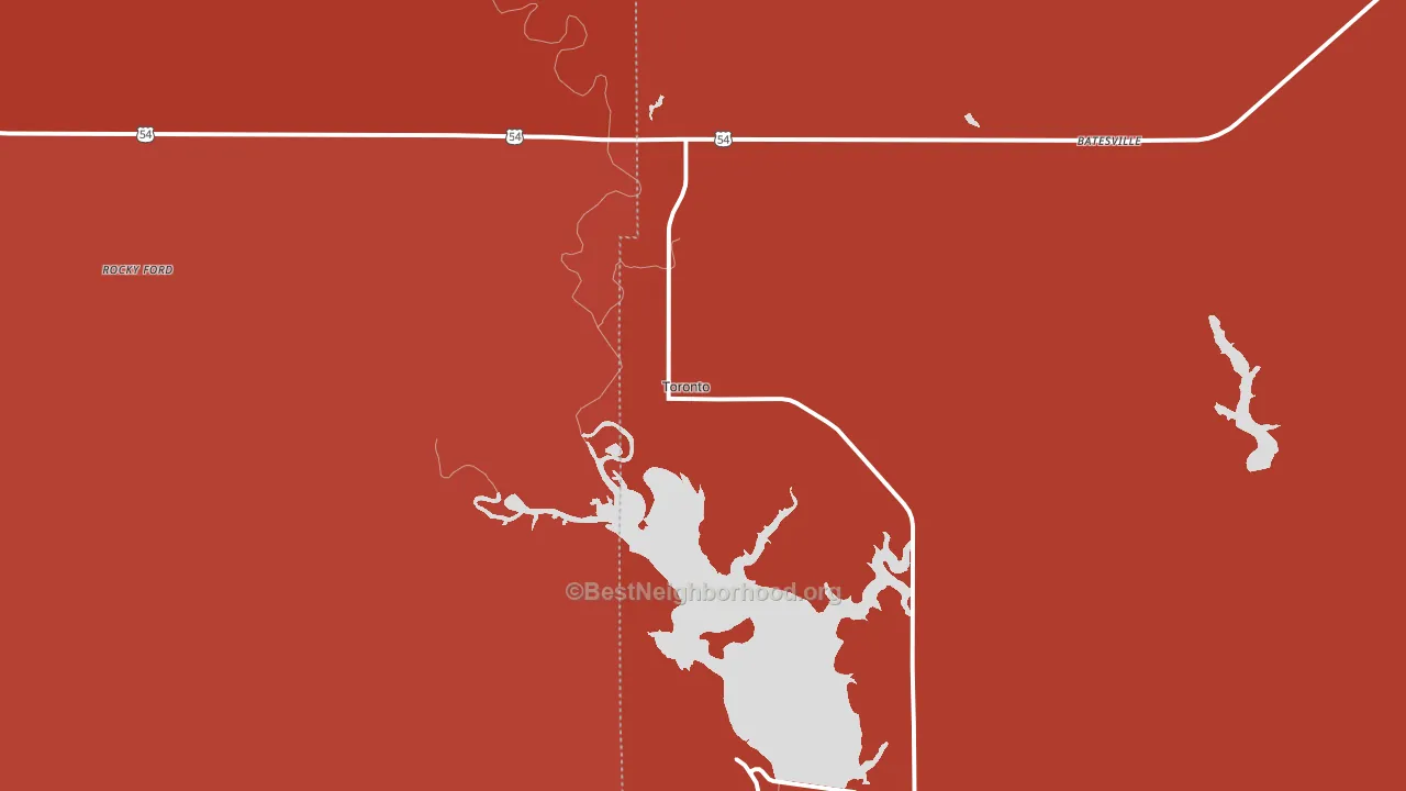 66777, KS block-group political-lean map