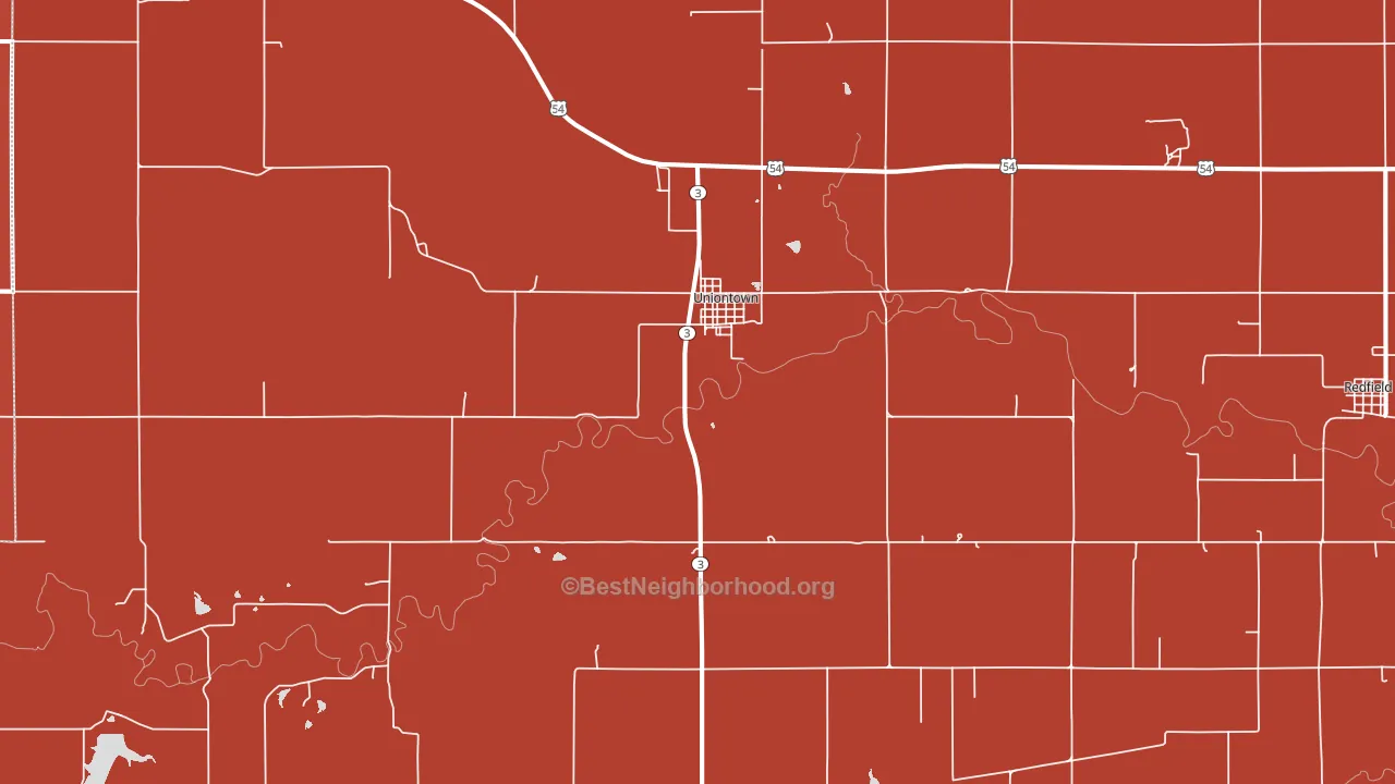 66779, KS block-group political-lean map