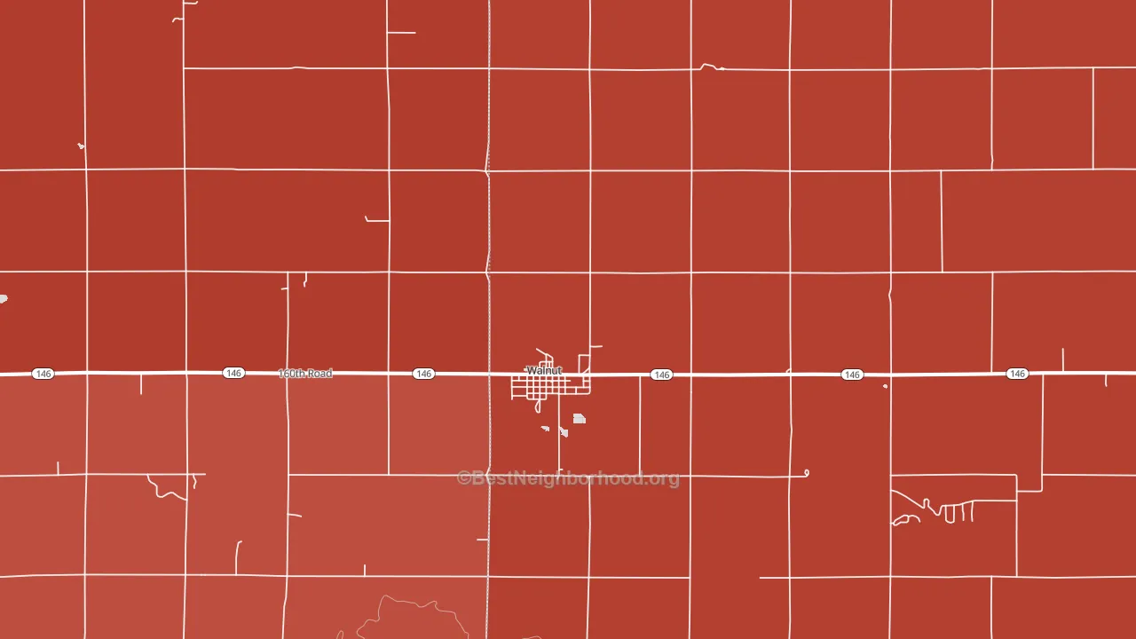 66780, KS block-group political-lean map