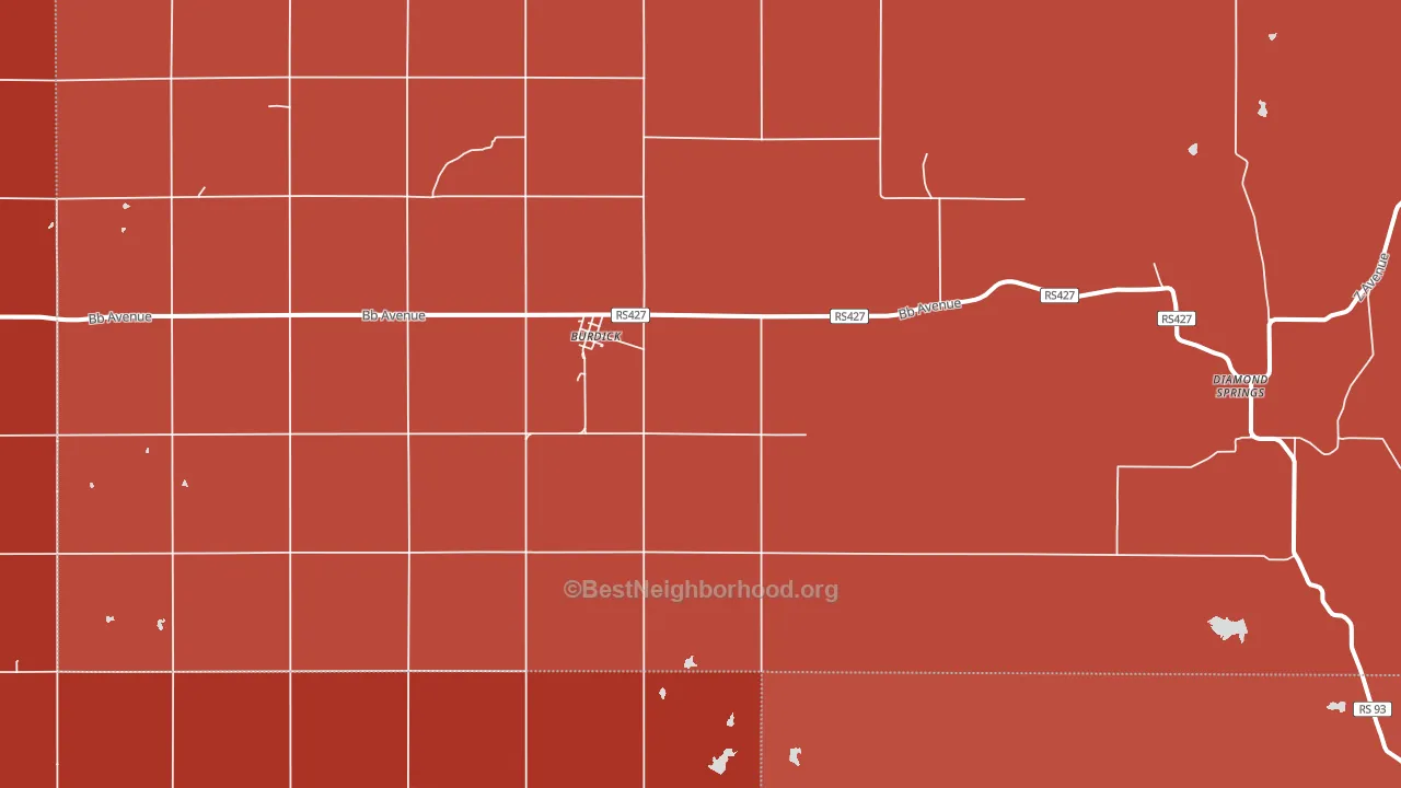 66838, KS block-group political-lean map