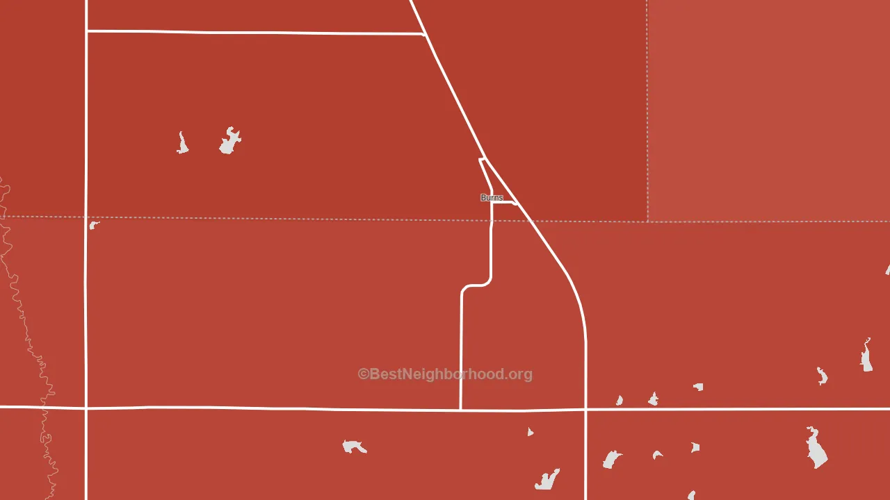 66840, KS block-group political-lean map