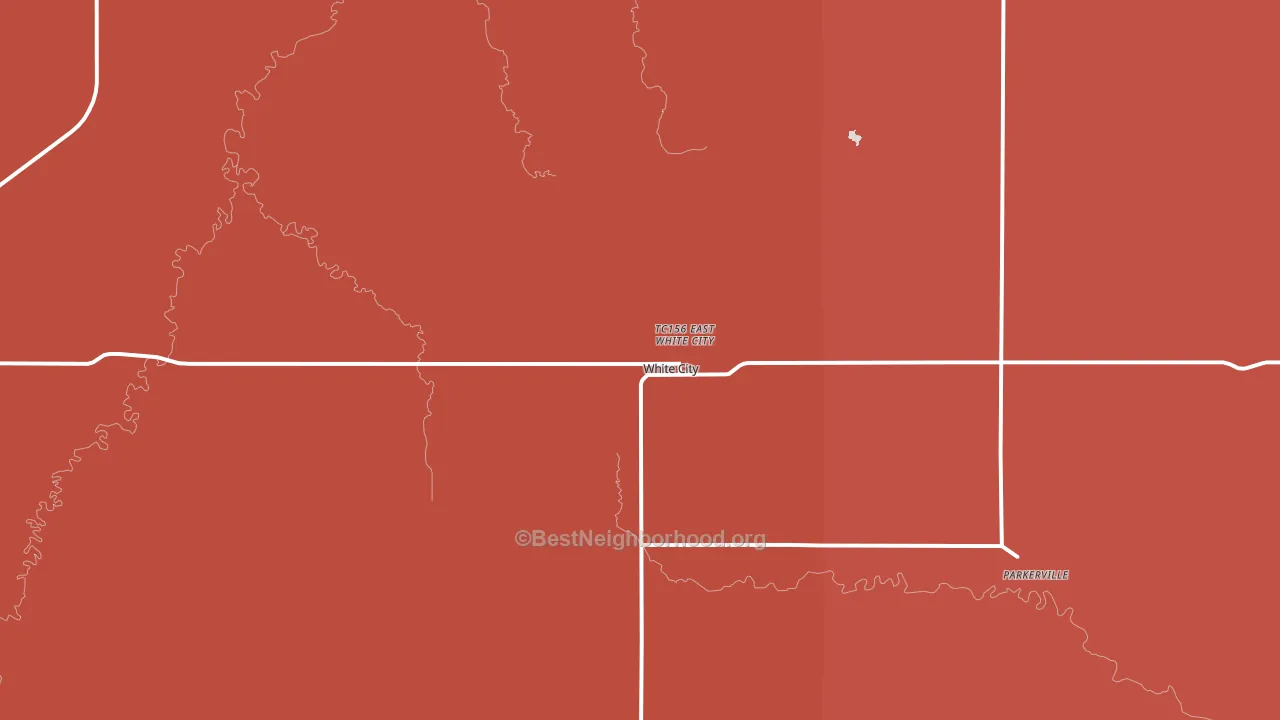 66872, KS block-group political-lean map