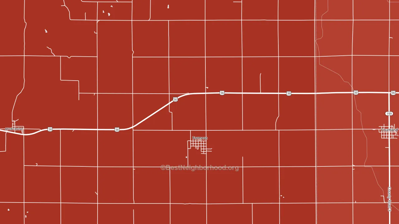 66942, KS block-group political-lean map