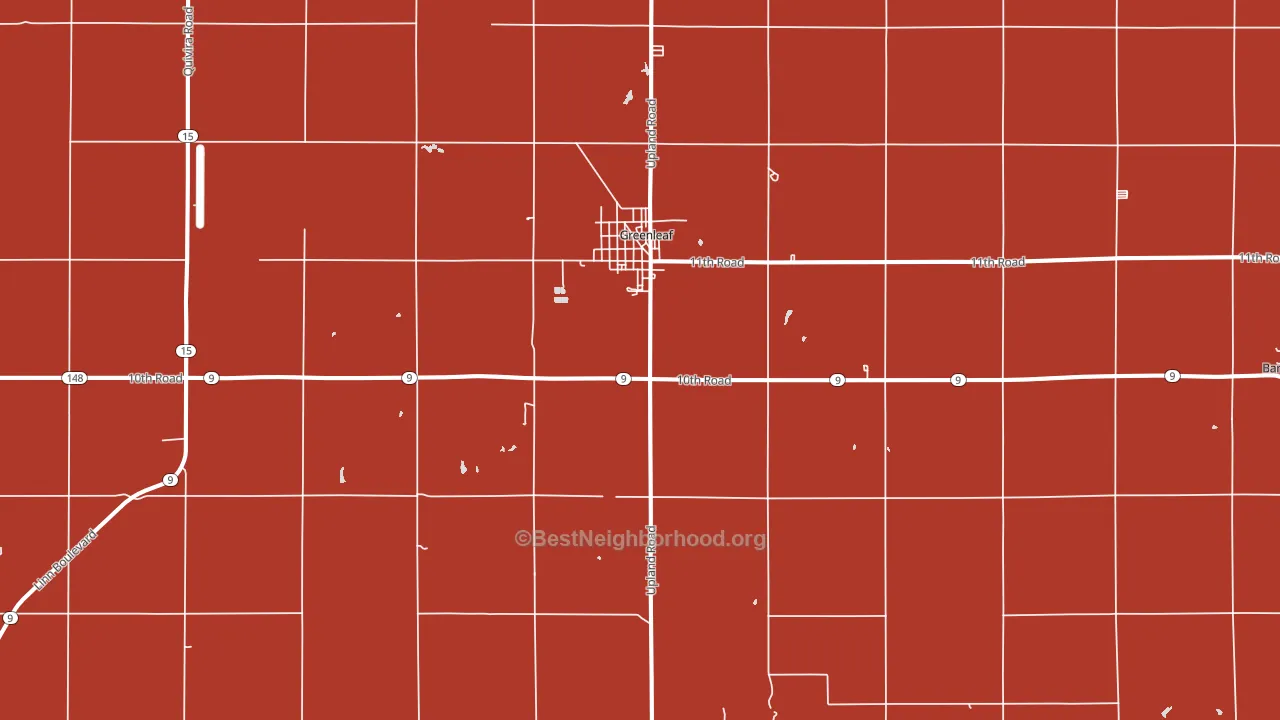66943, KS block-group political-lean map