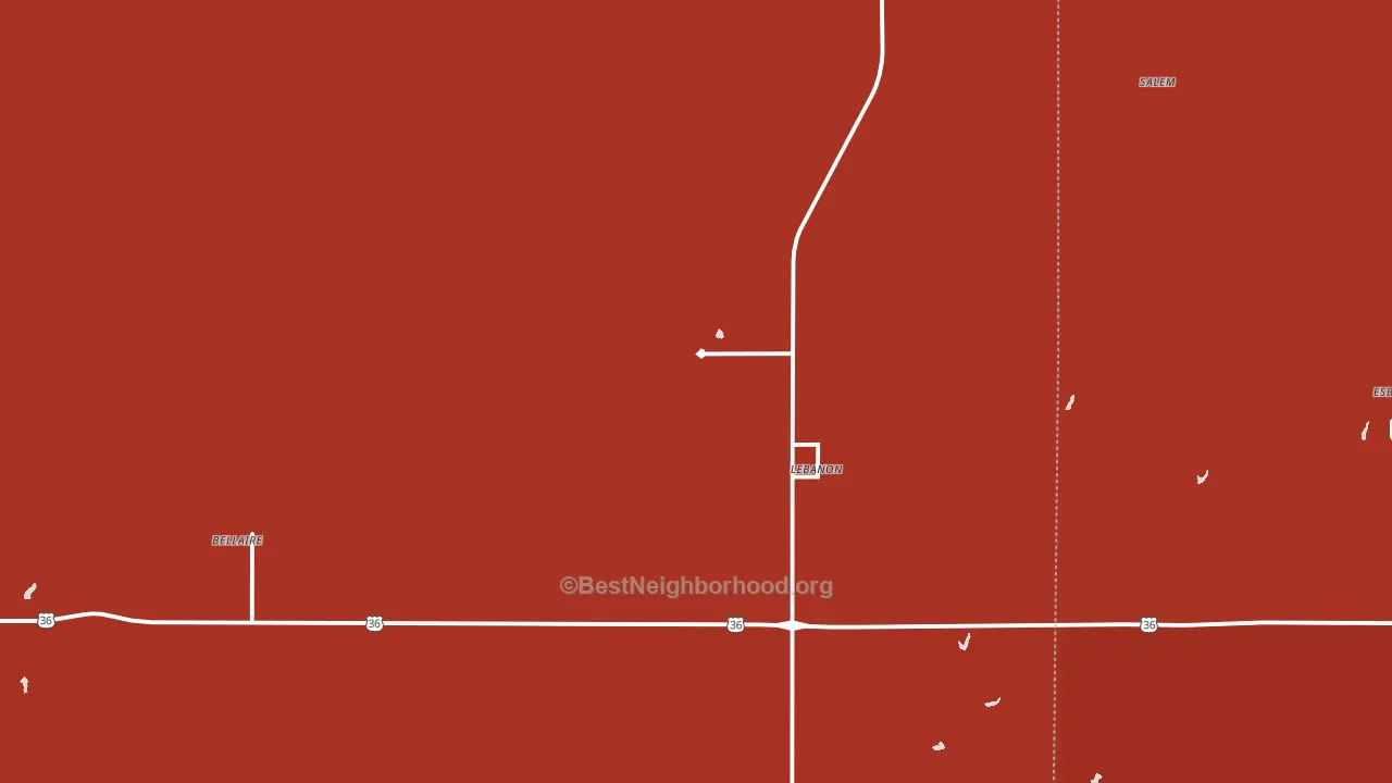 66952, KS block-group political-lean map