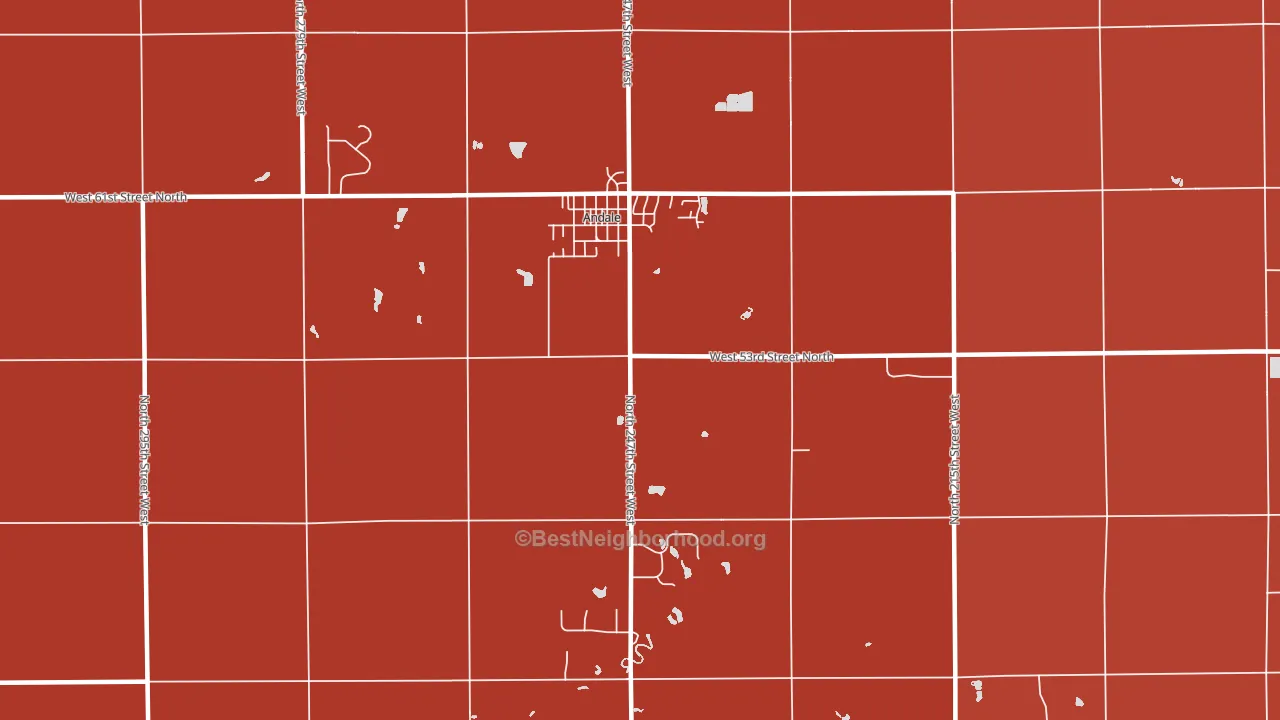 67001, KS block-group political-lean map