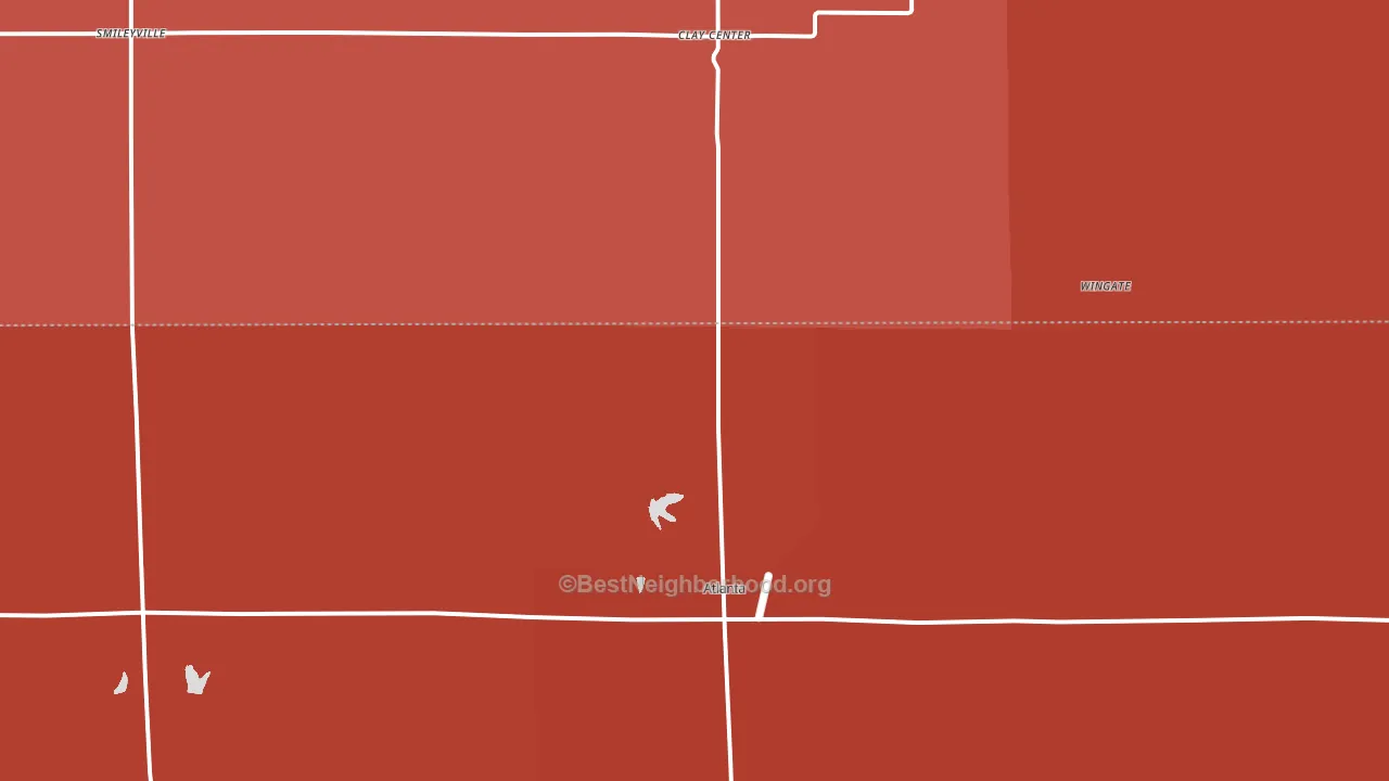 67008, KS block-group political-lean map