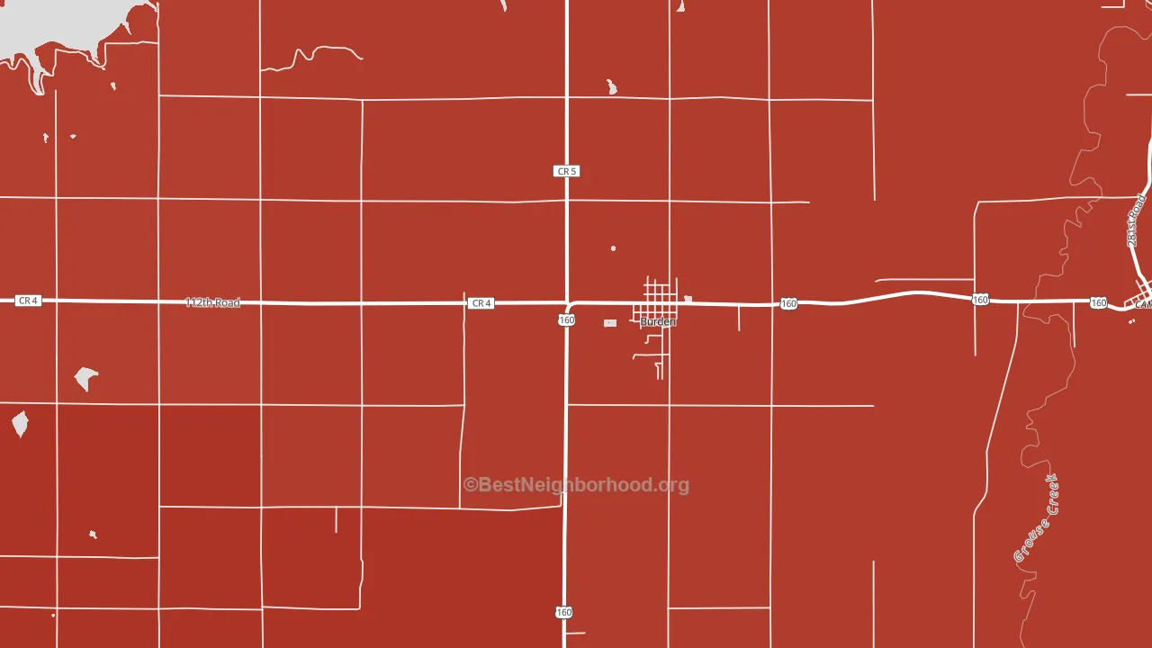 67019, KS block-group political-lean map