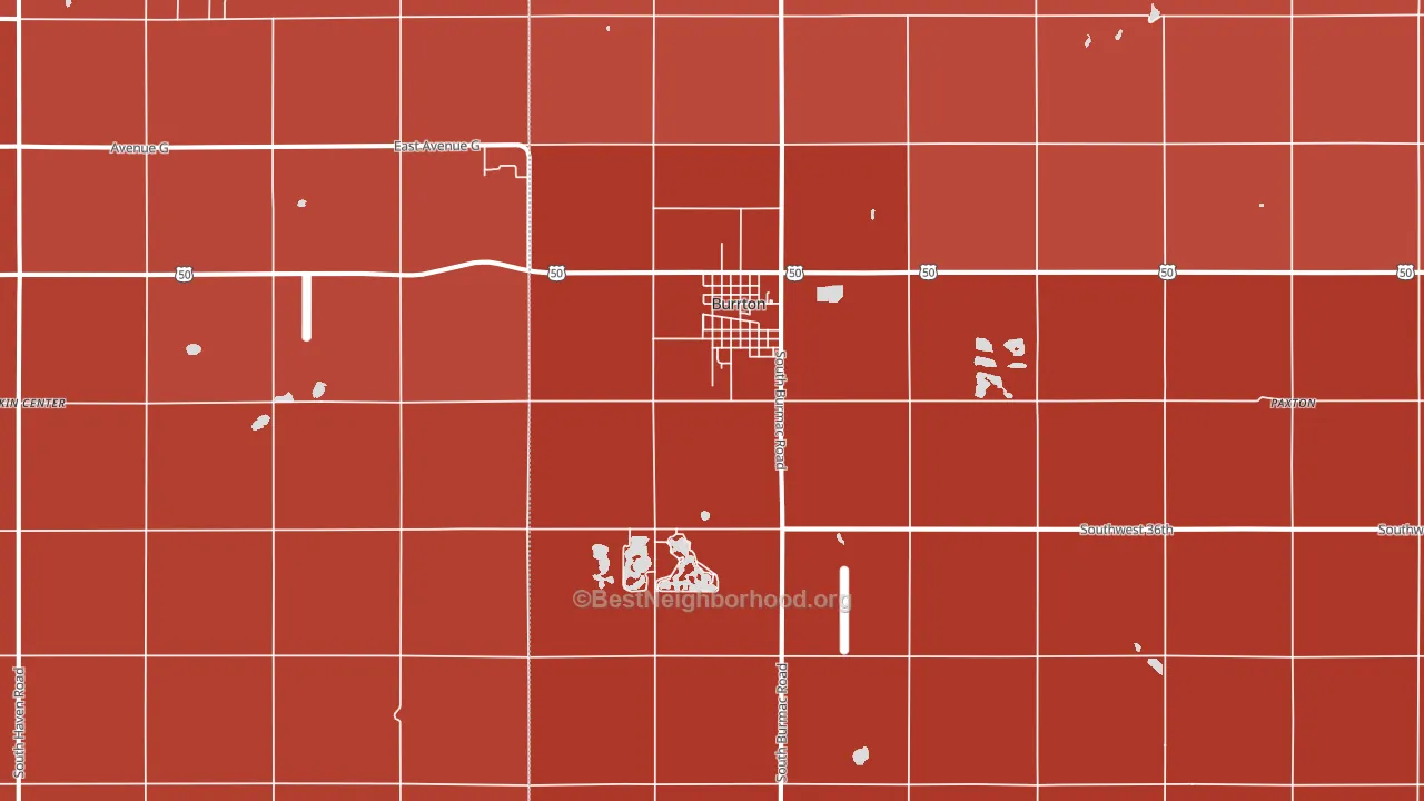 67020, KS block-group political-lean map