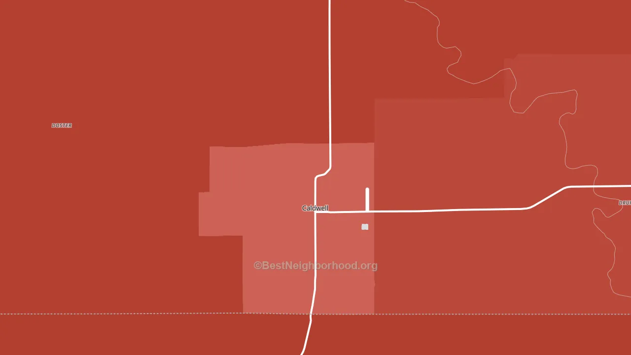 67022, KS block-group political-lean map