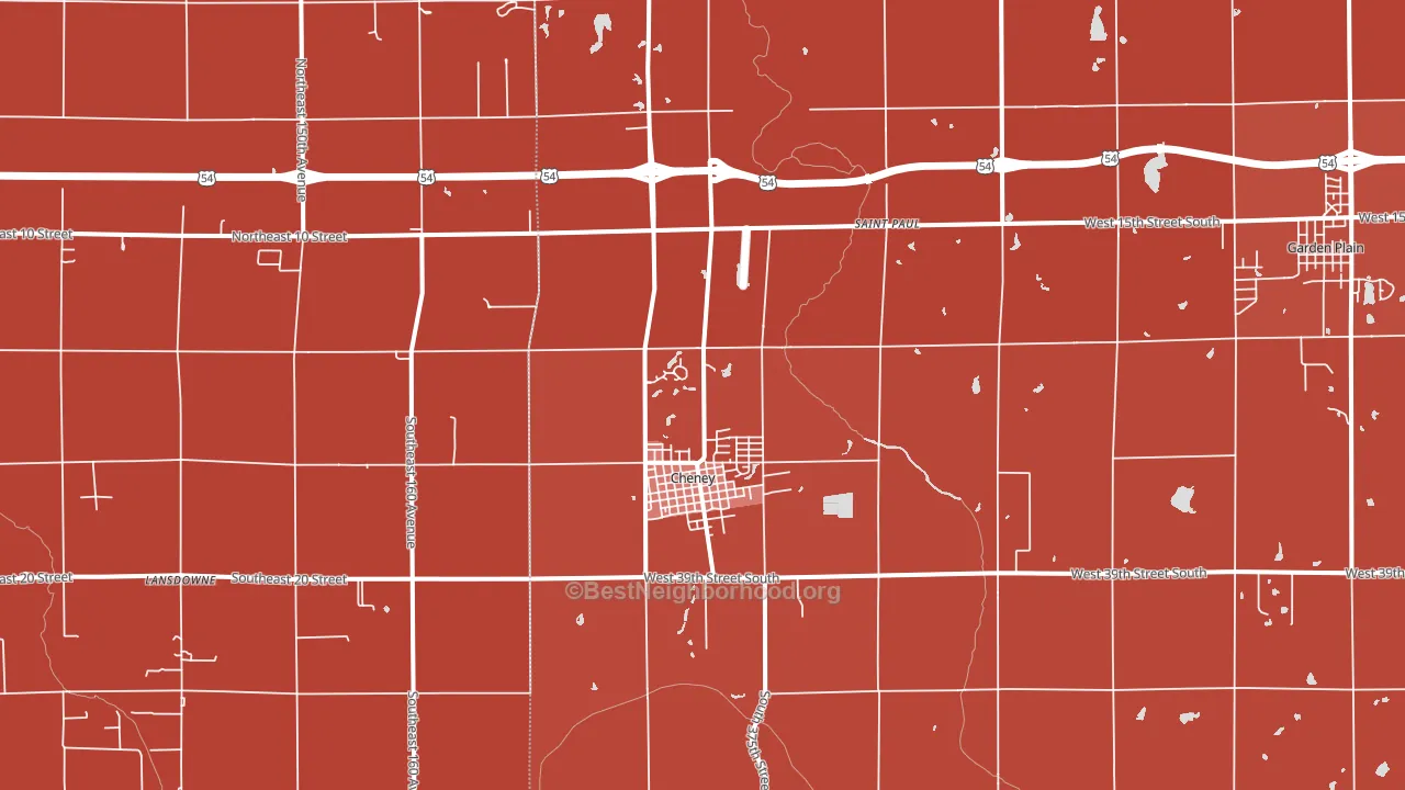 67025, KS block-group political-lean map