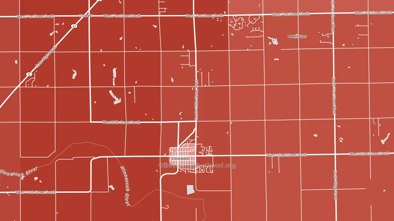67026, KS block-group political-lean map